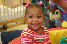 Child laughing