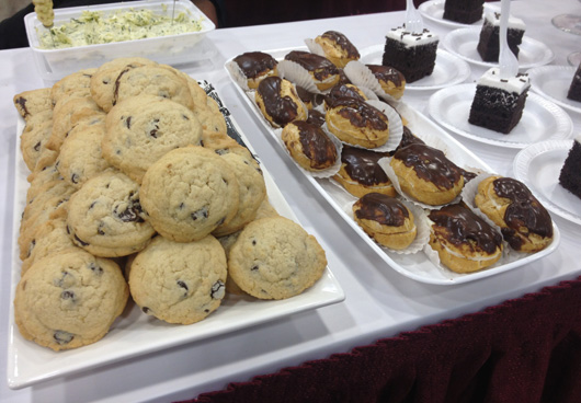 samples at booth