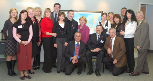 Delegates and Keystone Leadership pose for group photo