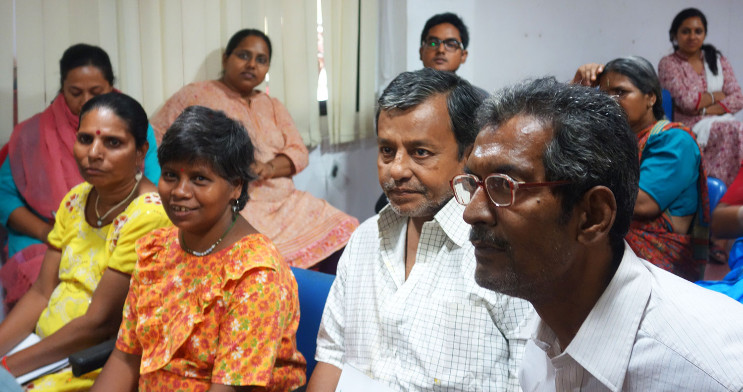 Participants in a meeting