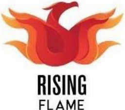 Rising Flame logo