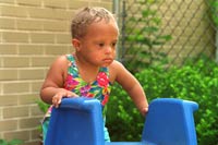 Child on slide