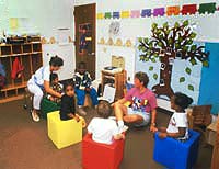 Children in classroom